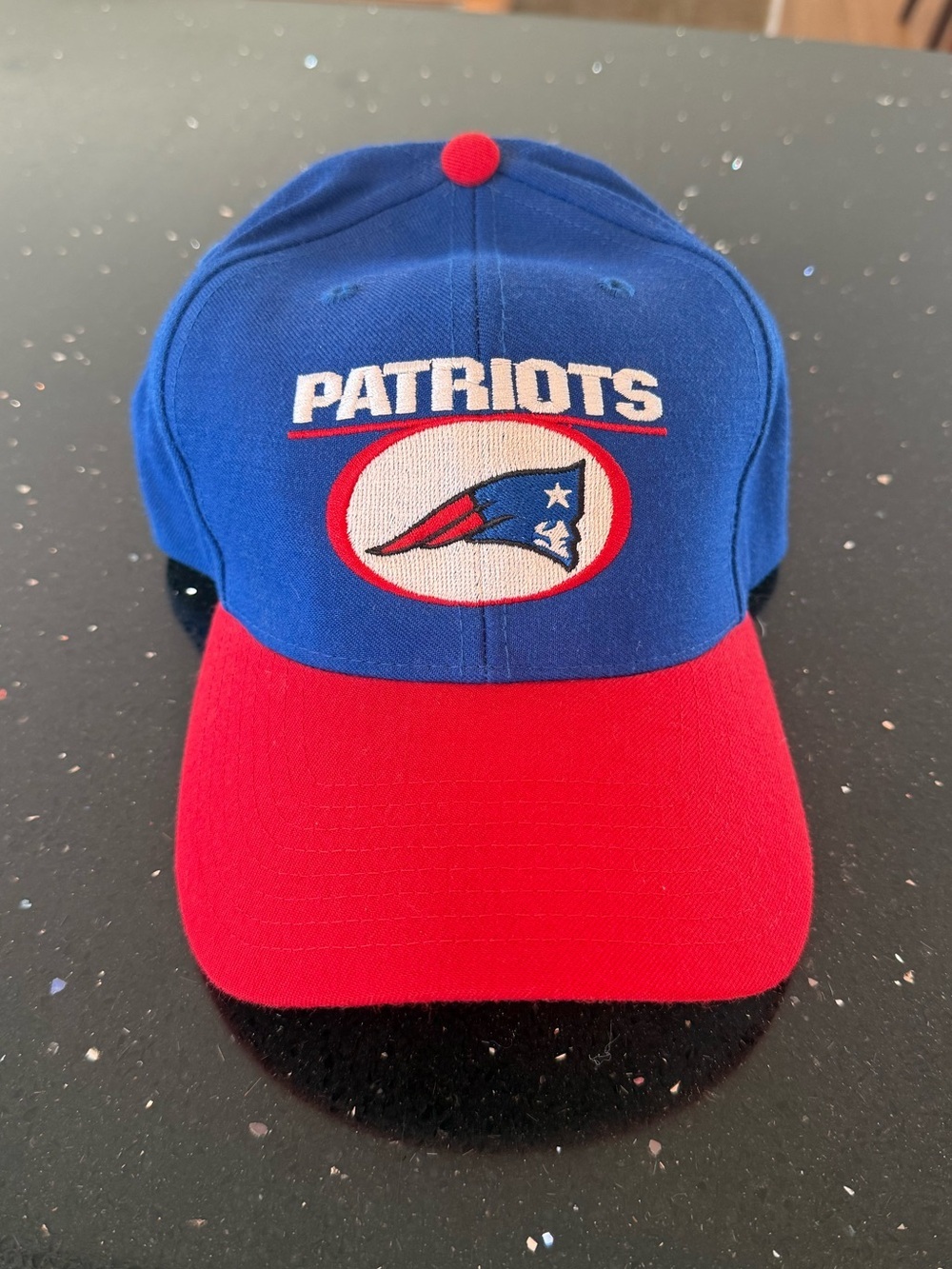 New England Patriots Blue and Red Football Hat
